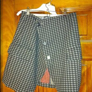 Handmade skirt, made from Men's blazer